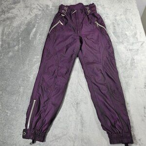 Vintage Spyder Snow Pants Womens 8 Purple High Rise Ski Snowboard Thinsulate